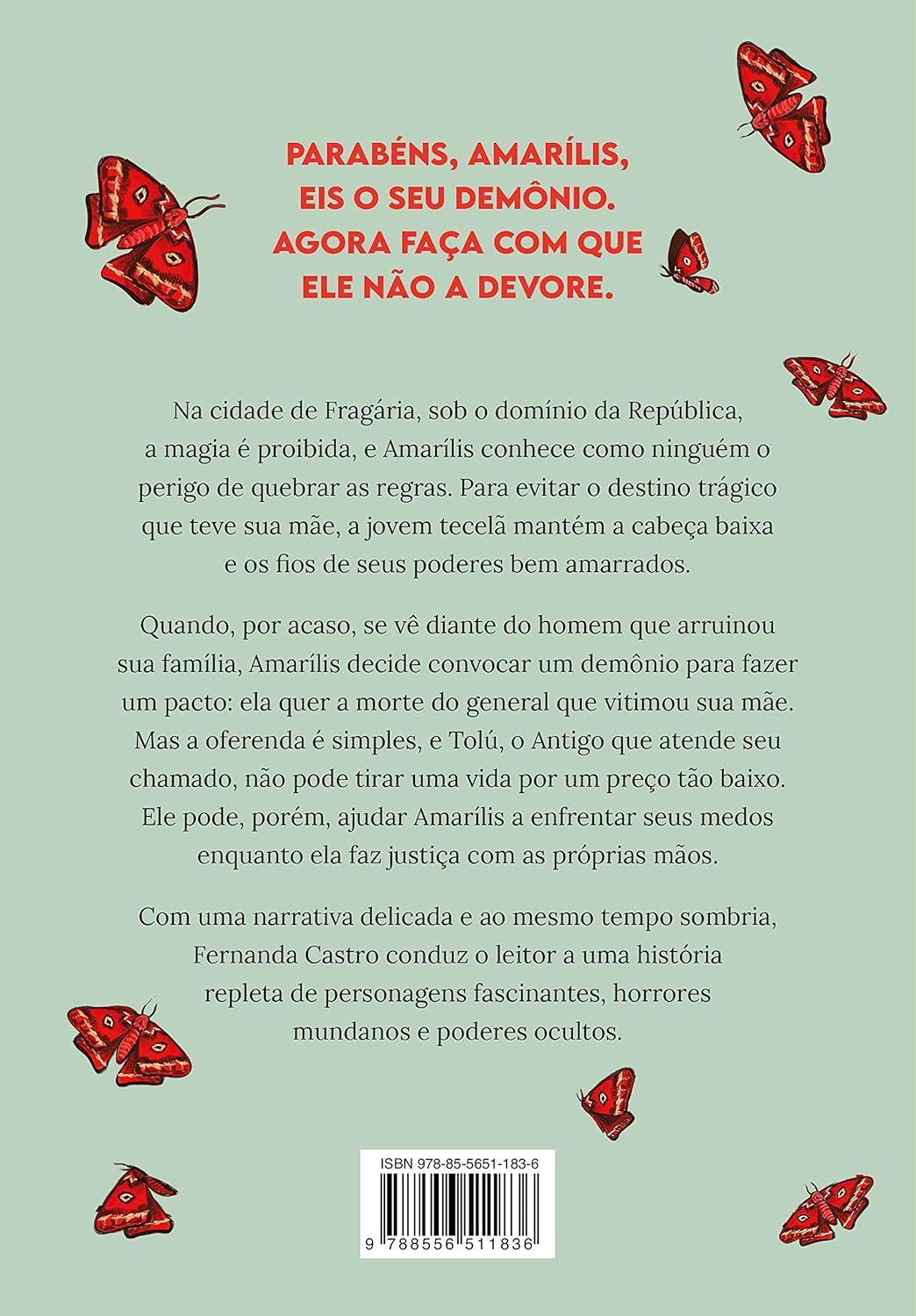 mariposa vermelha back cover